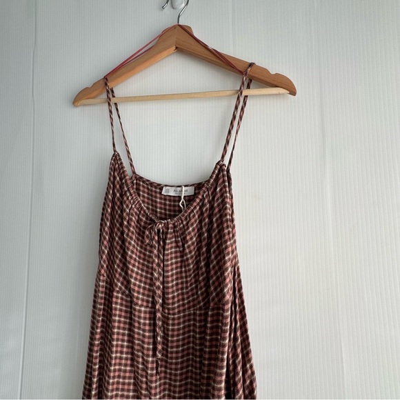 Pull & Bear pink and brown play mini dress size medium - Picture 5 of 5